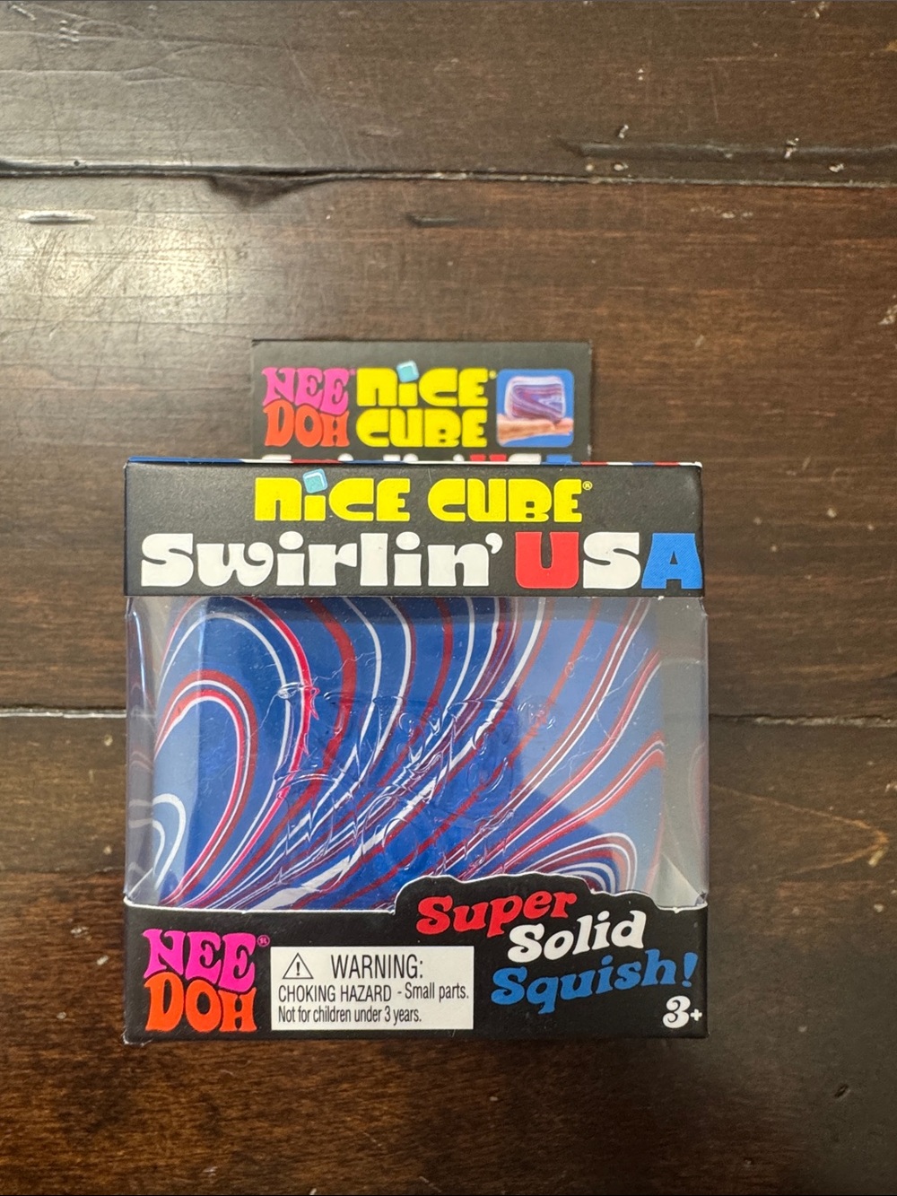 Swirlin' USA Super Solid Squish - Blue & Red